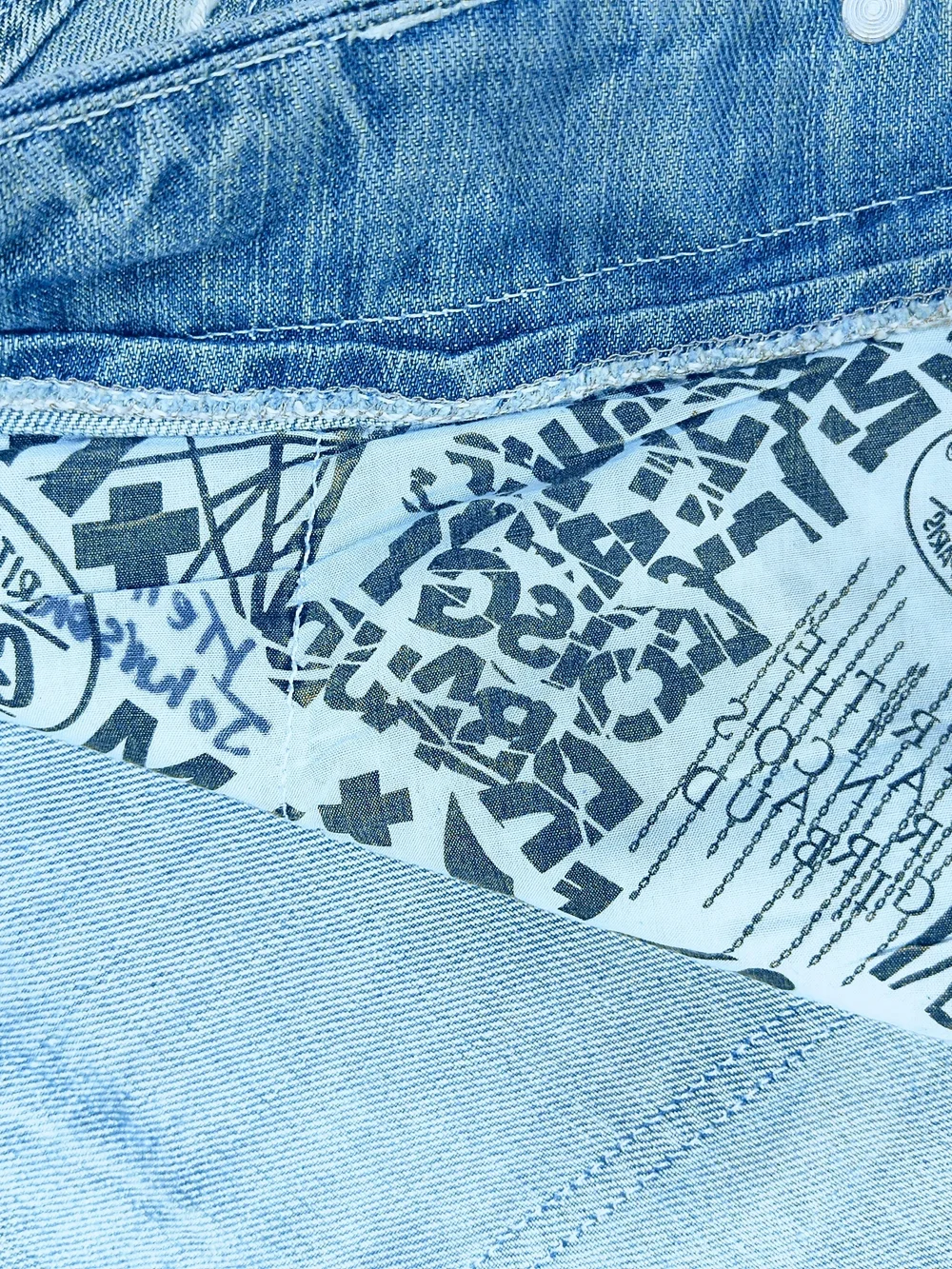 Vintage Rare Marithe Francois Girbaud Men's Denim Shuttle Tape Shorts Size 36